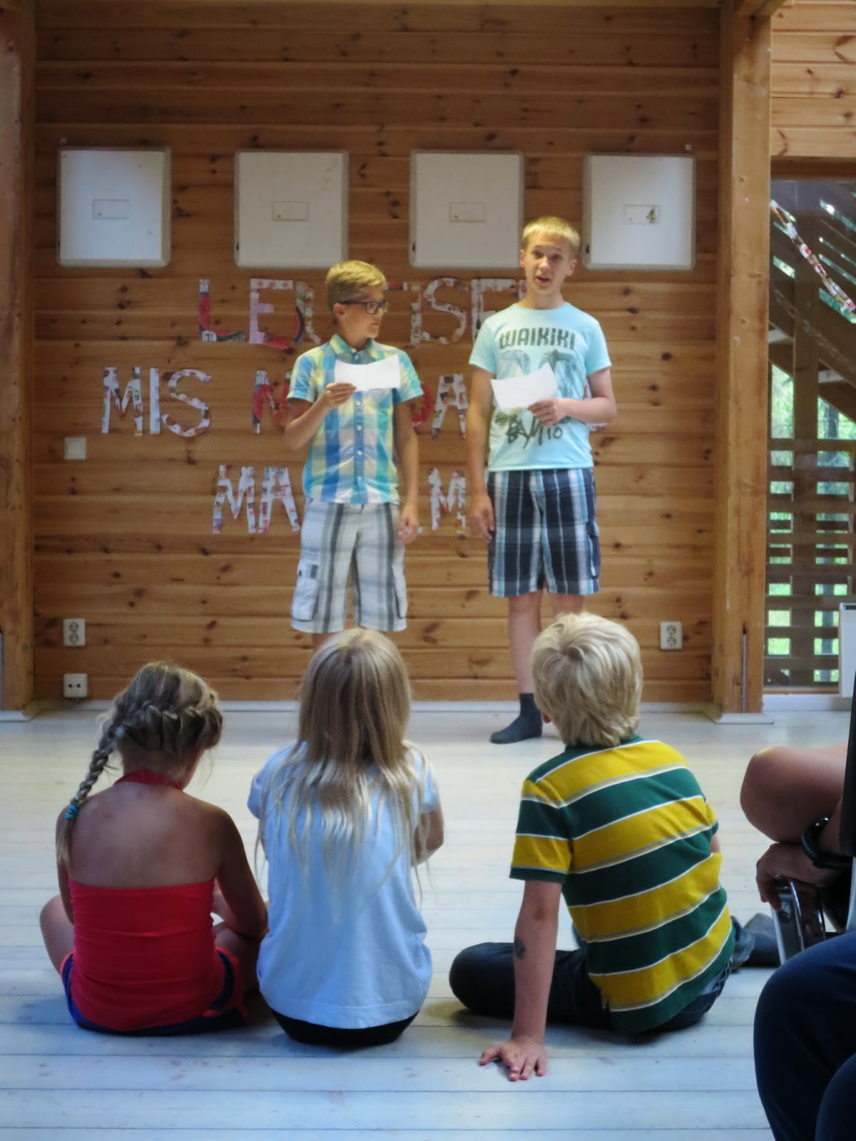 V vahetuse neljas päev – elamusmängude päev (19.07.2014)