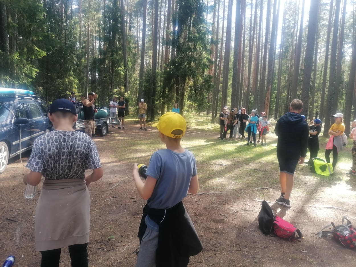 V vahetus 10.08.2021- Seikluspäev/kanuuparvematk