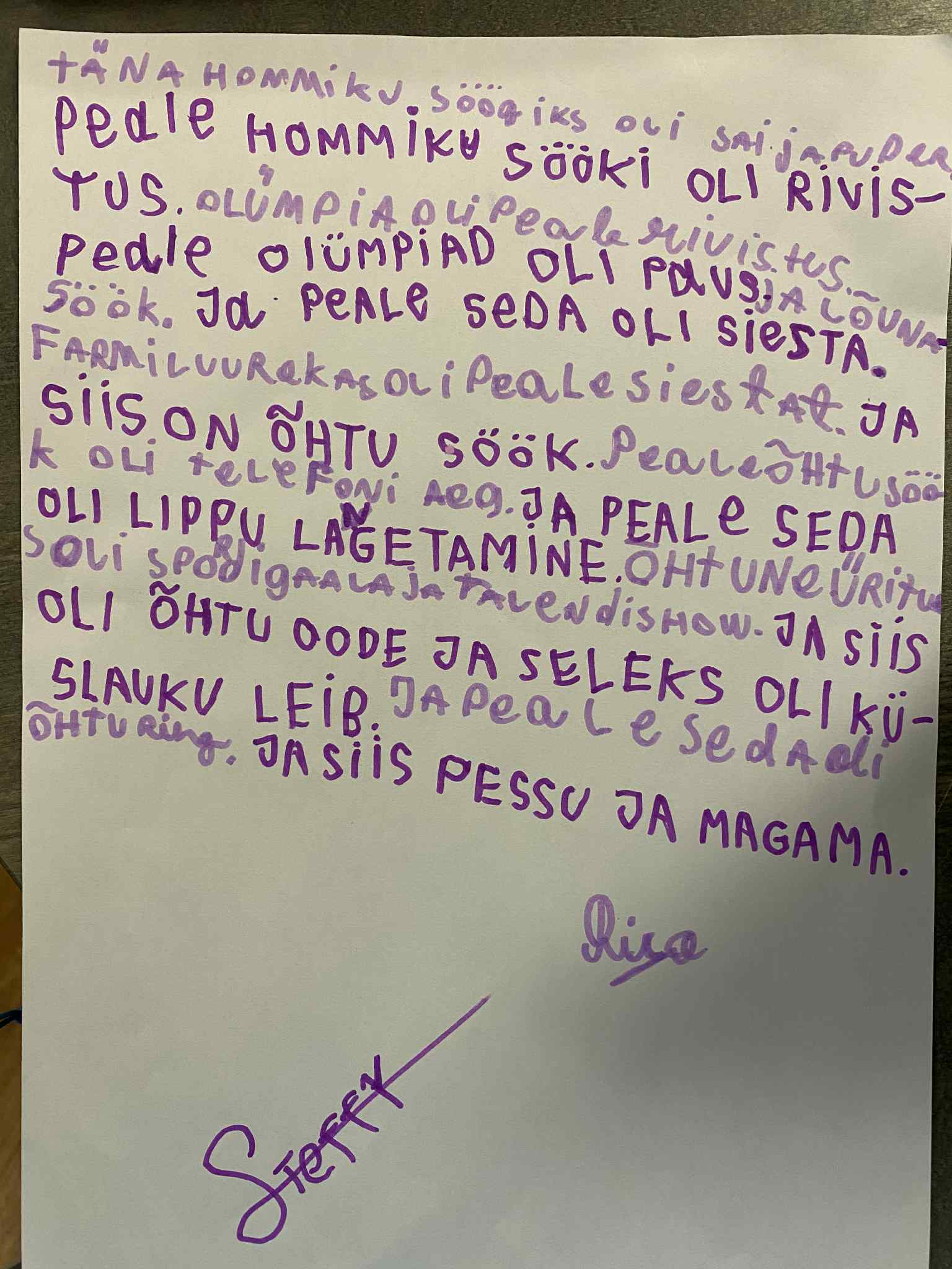 II laagrivahetus “Liikumispäev” 10.07.2025