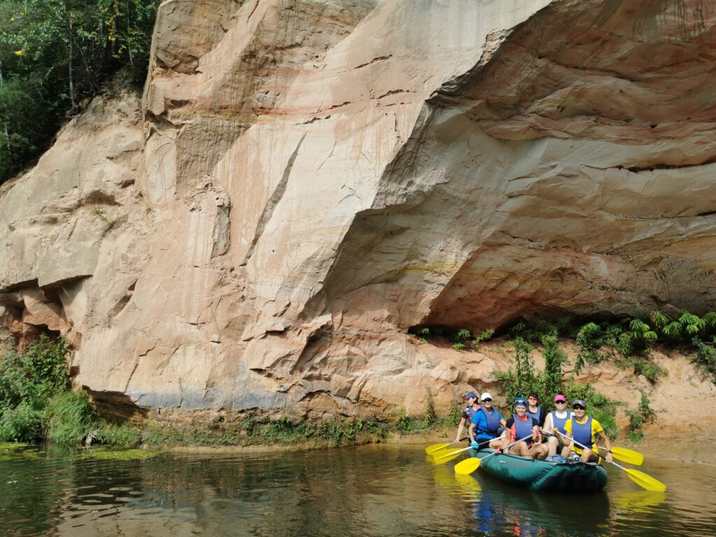 Rubber raft trips