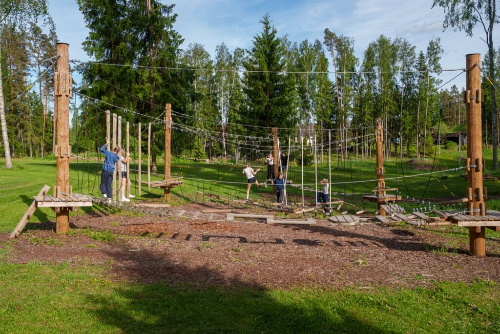 Low ropes course