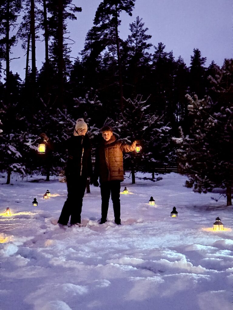 Lantern hike in Taevaskoja